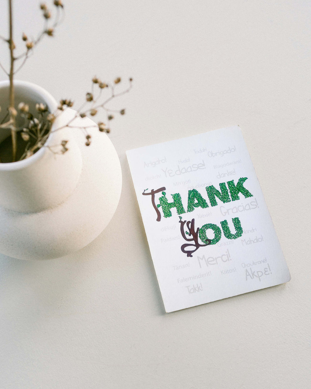 Gratitude - Thank you in multiple Languages