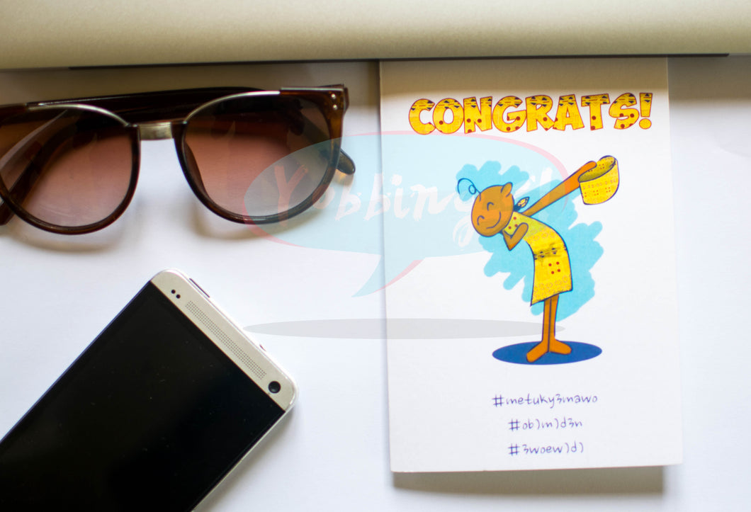 Card for Encouragement - Congrats