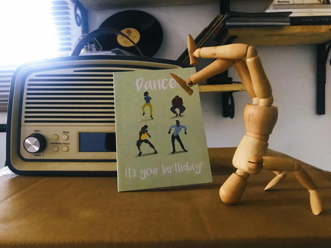 Birthday Card - Dance!