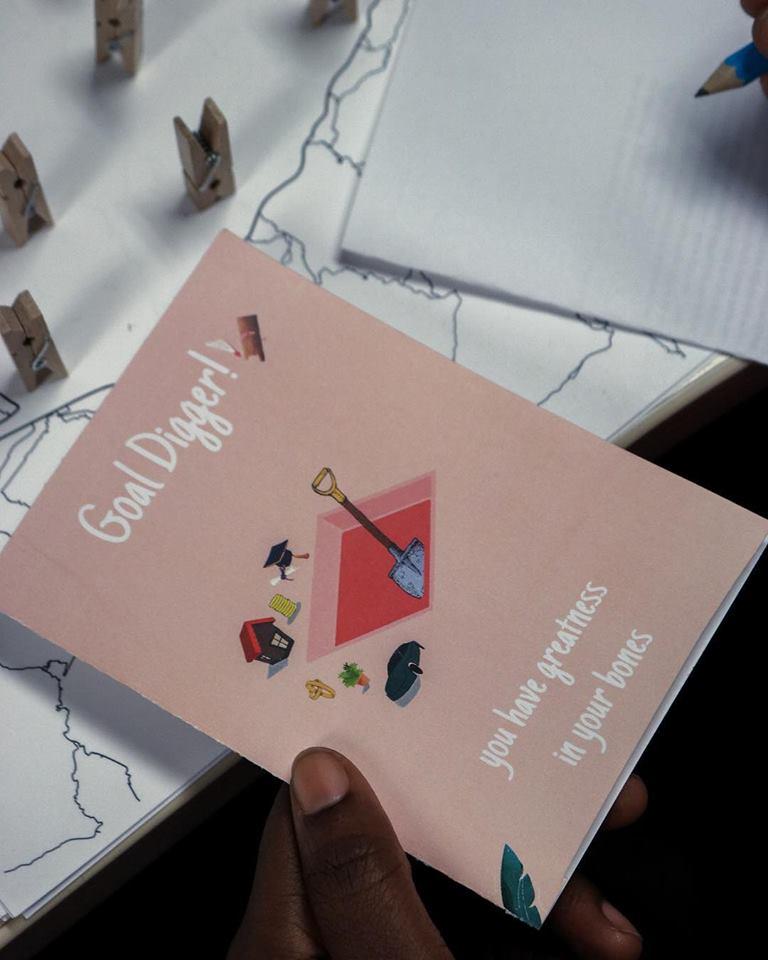 Card for Encouragement - Goal Digger