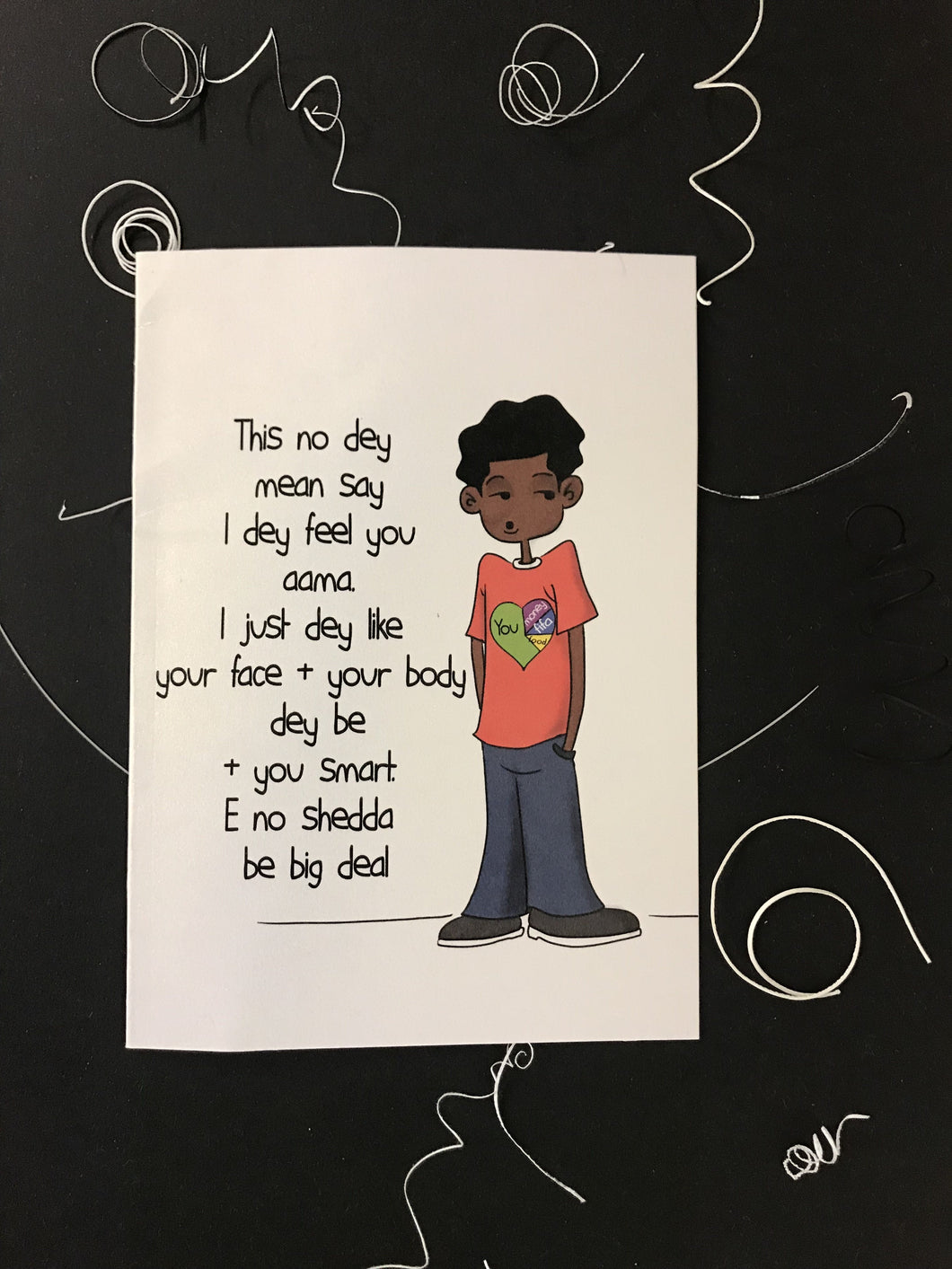 Love Themed Gift Card - This no de mean say i de feel you